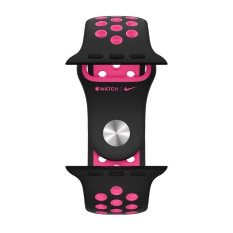Apple Nike Sport Band Apple Watch 38mm 40mm 41mm Black Pink Blast