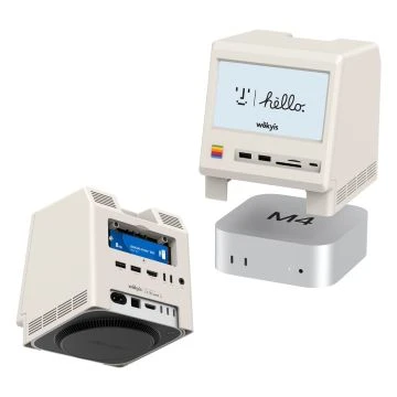 Wokyis Retro M5 Docking Station Mac Mini M4/M4 Pro 10Gbps