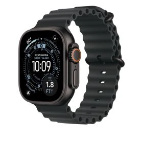 Apple Ocean Band Apple Watch 44mm / 45mm / 46mm / 49mm Zwart / Titanium
