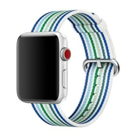 Apple Woven Nylon Apple Watch 38mm / 40mm / 41mm / 42mm Blue Stripe