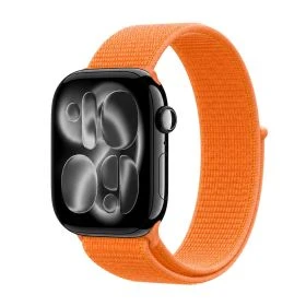 Casecentive Nylon Loop Apple Watch 44mm / 45mm / 46mm / 49mm Oranje