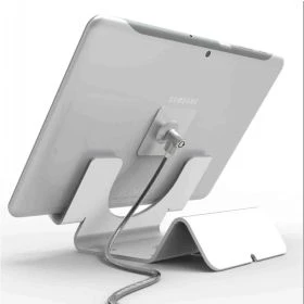 Maclocks tablet beveiligingsstandaard met 1,8 meter kabel wit