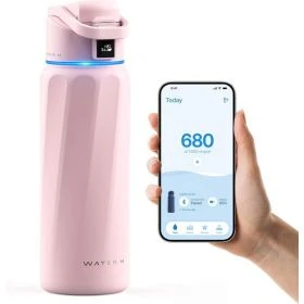 WaterH Boost Smart Water Bottle Roze