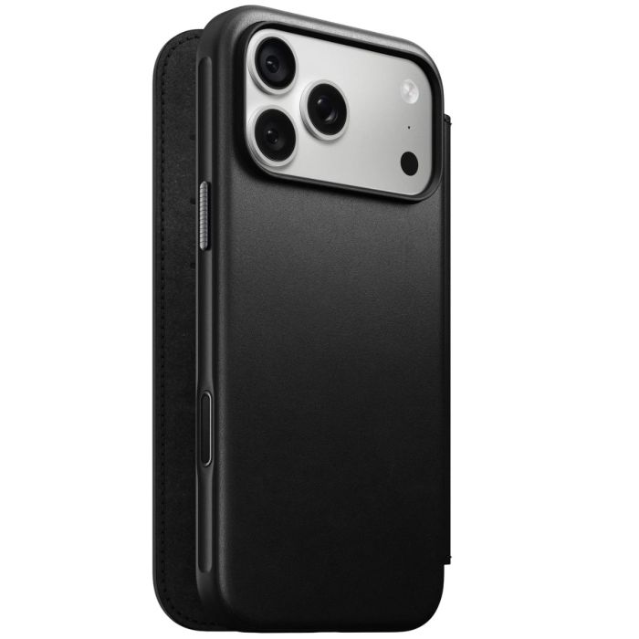 Nomad Modern Camino Leather Folio iPhone 18 Pro Black