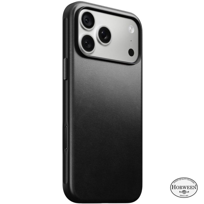 Nomad Modern Leather Case Horween iPhone 18 Pro Max Black