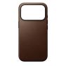 Nomad Modern Leather Case iPhone 17 Pro Bruin sticky