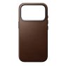 Nomad Traditional Leather Case iPhone 17 Pro Bruin sticky