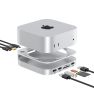 Casecentive 8-in-1 Aluminium HDMI Hub & Standaard Mac Mini M4/M4 Pro  sticky