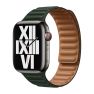 Apple Leather Link Apple Watch S/M 38mm / 40mm / 41mm / 42mm Sequoia Green sticky
