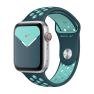 Apple Nike Sport Band Apple Watch 44mm / 45mm / 46mm / 49mm Midnight Turquoise / Aurora Green sticky