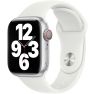 Apple Sport Band Apple Watch 38mm / 40mm / 41mm / 42mm Wit sticky