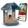 Bird Buddy Slim Vogelhuisje met camera en zonnepanelen 2.0 blauw - Camera in nestkast sticky