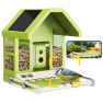 Birdfy Metalen Lite Slim vogelhuisje met camera - Op Zonne-energie met AI-Vogelherkenning - Camera in nestkast sticky