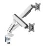 Ranqer Monitor Arm Dual RGB wit sticky