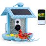 HiBirds Smart Bird Feeder with Camera - Bird Watching Camera with Solar Panels sticky