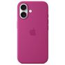 Apple Silicone MagSafe Hoesje iPhone 16 Fuchsia sticky