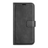Casecentive Leren Wallet case met sluiting iPhone 15 Pro Max zwart sticky