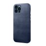 Casecentive Leren Back case iPhone 13 Pro blauw sticky
