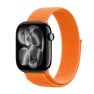 Casecentive Nylon Loop Apple Watch 44mm / 45mm / 46mm / 49mm Oranje sticky