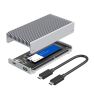 Casecentive M.2 NVMe SSD Enclosure 40Gbps Zilver  sticky
