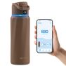 WaterH Boost Slimme Waterfles 946ml Bruin sticky