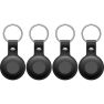 Lifemate Life Tag Leren Hoesje 4-Pack zwart sticky