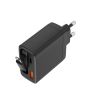 Musthavz 65W Fast Charging 2-Port PD Oplader met Oprolbare Kabel Zwart sticky