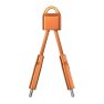Nomad ChargeKey USB-C to USB-C Oplaadkabel Stellar Orange sticky