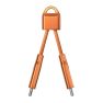 Nomad ChargeKey USB-C to USB-C Oplaadkabel Stellar Orange sticky