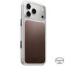Nomad Clear Leather Case Horween iPhone 18 Pro Max Rustic Brown sticky