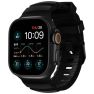 Nomad Rocky Point Band Apple Watch Ultra 46mm / 49mm Carbon Zwart Connector Zwart sticky