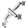 Ranqer Monitor Arm Dual RGB wit sticky