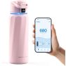 WaterH Boost Smart Water Bottle Roze sticky