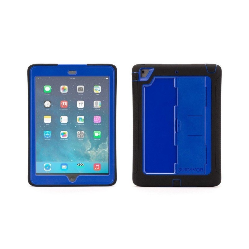 Griffin Survivor Slim case iPad Air 1 blauw/zwart 