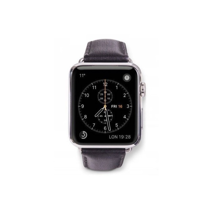 dbramante1928 Copenhagen Apple Watch bandje 38 / 40 mm grijs / zwart