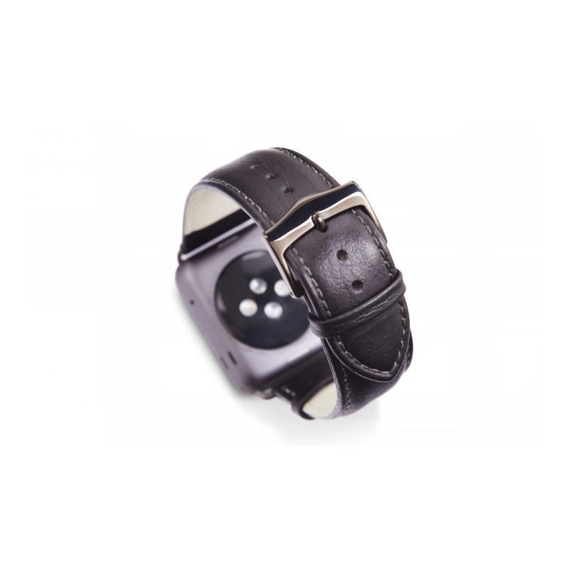 Dbramante1928 Kopenhagen Apple Watch bandje 42mm grijs/zwart