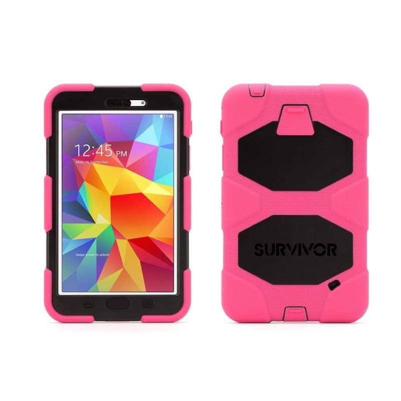 Griffin Survivor hardcase Galaxy Tab 4 7.0 roze/zwart
