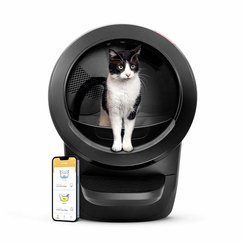 Litter-Robot 4 automatische zelfreinigende kattenbak zwart