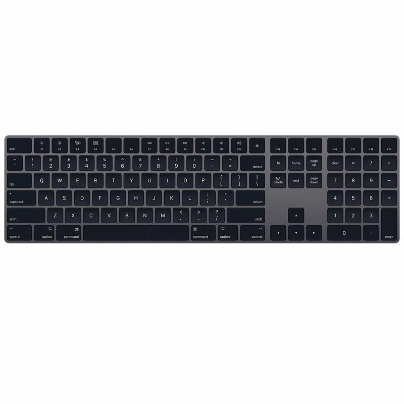 Apple Magic Keyboard met numeriek toetsenbord QWERTY space grey