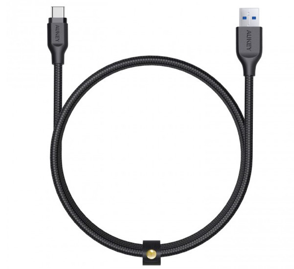 Aukey Cable USB-A naar USB-C 1.0m zwart