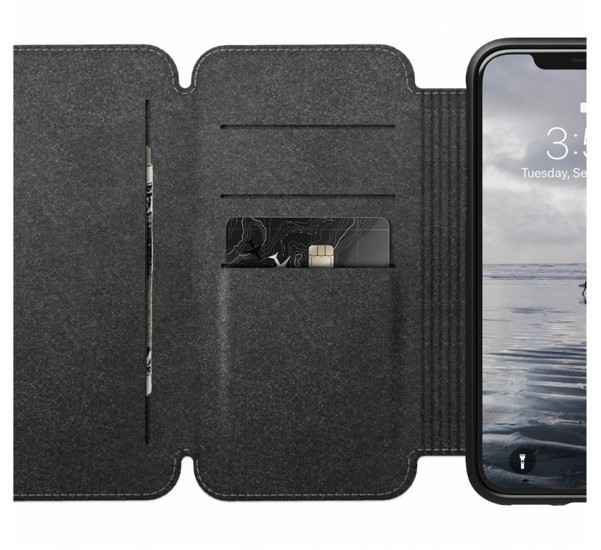 Nomad Rugged Case Tri-Folio iPhone X / XS bruin