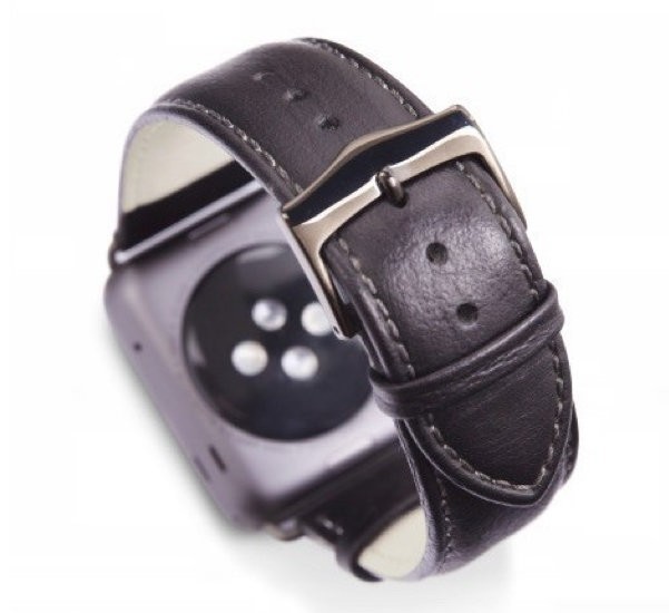 dbramante1928 Copenhagen Apple Watch bandje 38 / 40 mm grijs / zwart