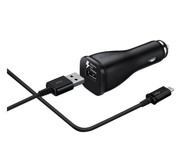 Samsung Fast Charging USB-C Autolader Zwart