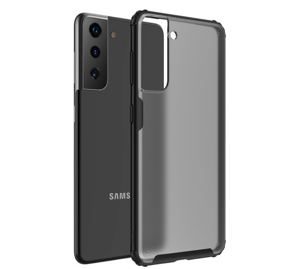 Casecentive Shockproof case Samsung Galaxy S21 matte black