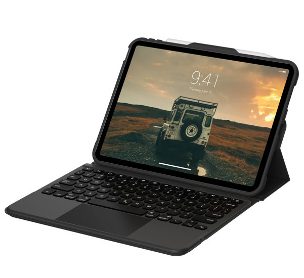 Urban Armor Gear Rugged Keyboard/Cover Case iPad 10.9" (2022) QWERTY UK zwart