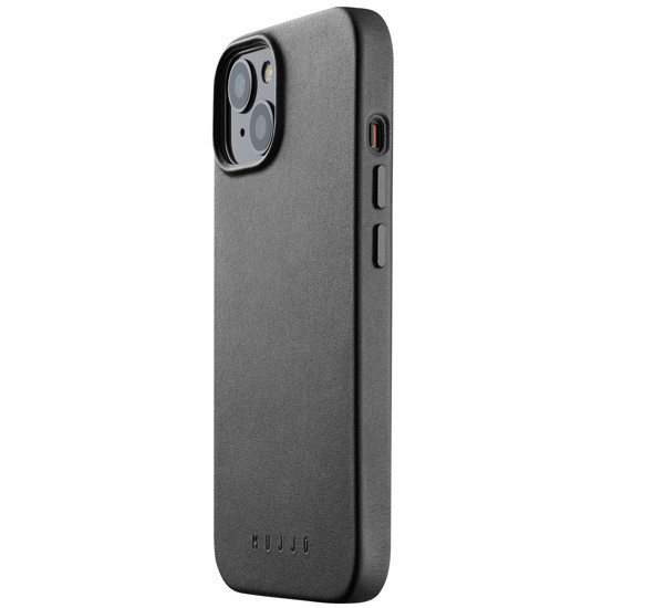 Mujjo Leather Case met MagSafe iPhone 14 / 15 Plus zwart
