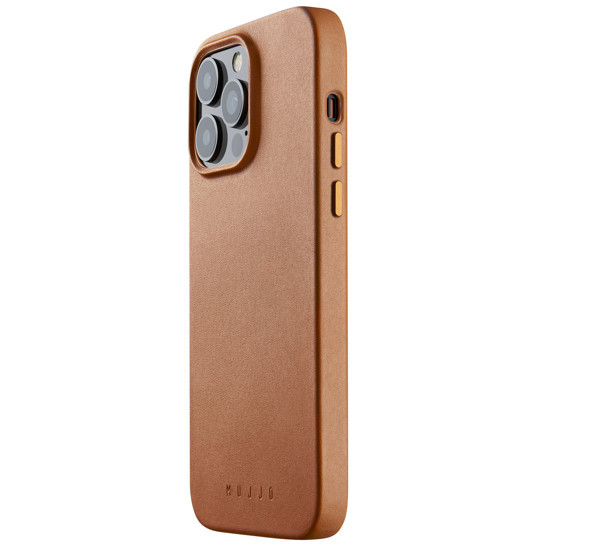 Mujjo Leather Case with MagSafe iPhone 14 Pro Max bruin