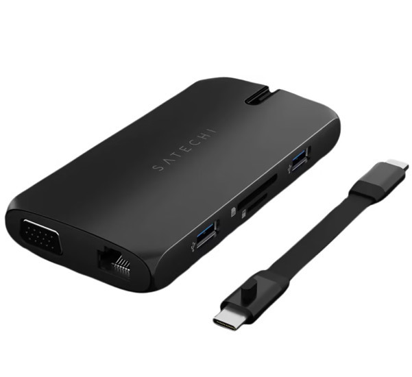 Satechi USB-C On-the-Go Multiport Adapter black