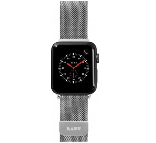 LAUT Steel Loop Apple Watch 38 / 40 / 41 mm zilver