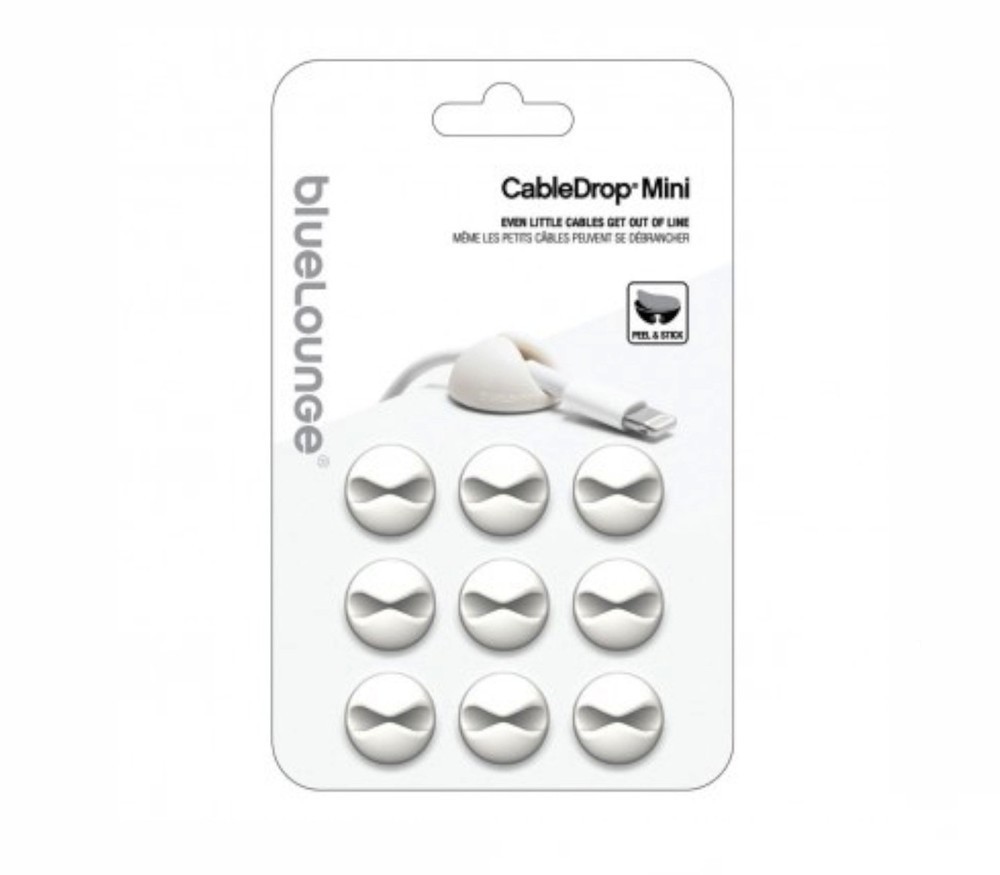 Bluelounge CableDrop Mini 9-pack wit